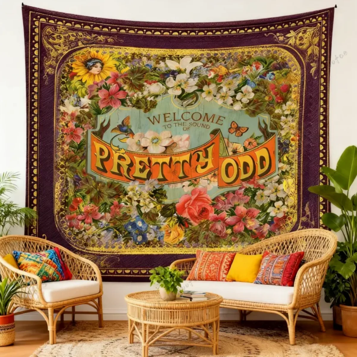 Aesthetic Classical Creative Tapestry Home Decor Vintage Flower Pattern Hippie Bohemian Wall Tapestry Mandala Background Cloth
Aesthetic Classical Creative Tapestry Home Decor Vintage Flower Pattern Hippie Bohemian Wall Tapestry Mandala Background Cloth