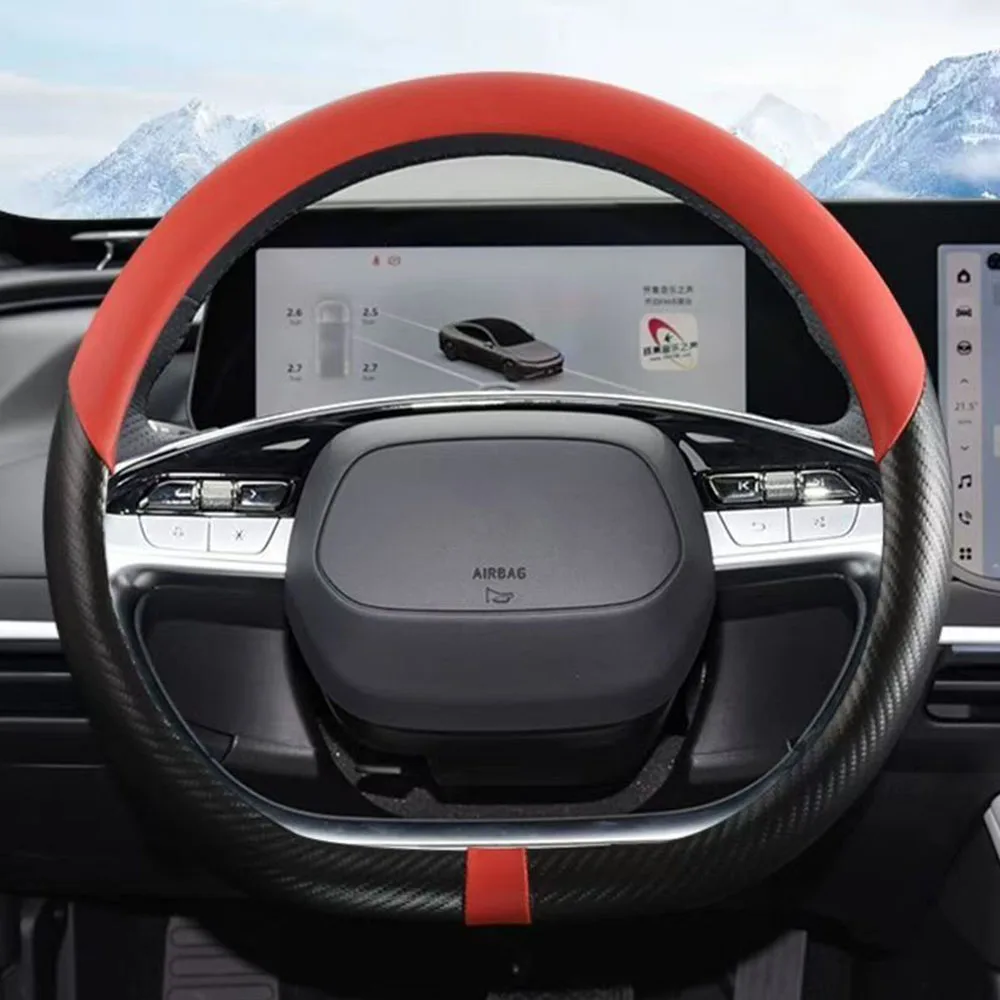For Xpeng XiaoPeng P7 P7i Steering Wheel Cover Ultra - Thin Micro Fiber Leather Accessories
For Xpeng XiaoPeng P7 P7i Steering Wheel Cover Ultra - Thin Micro Fiber Leather Accessories