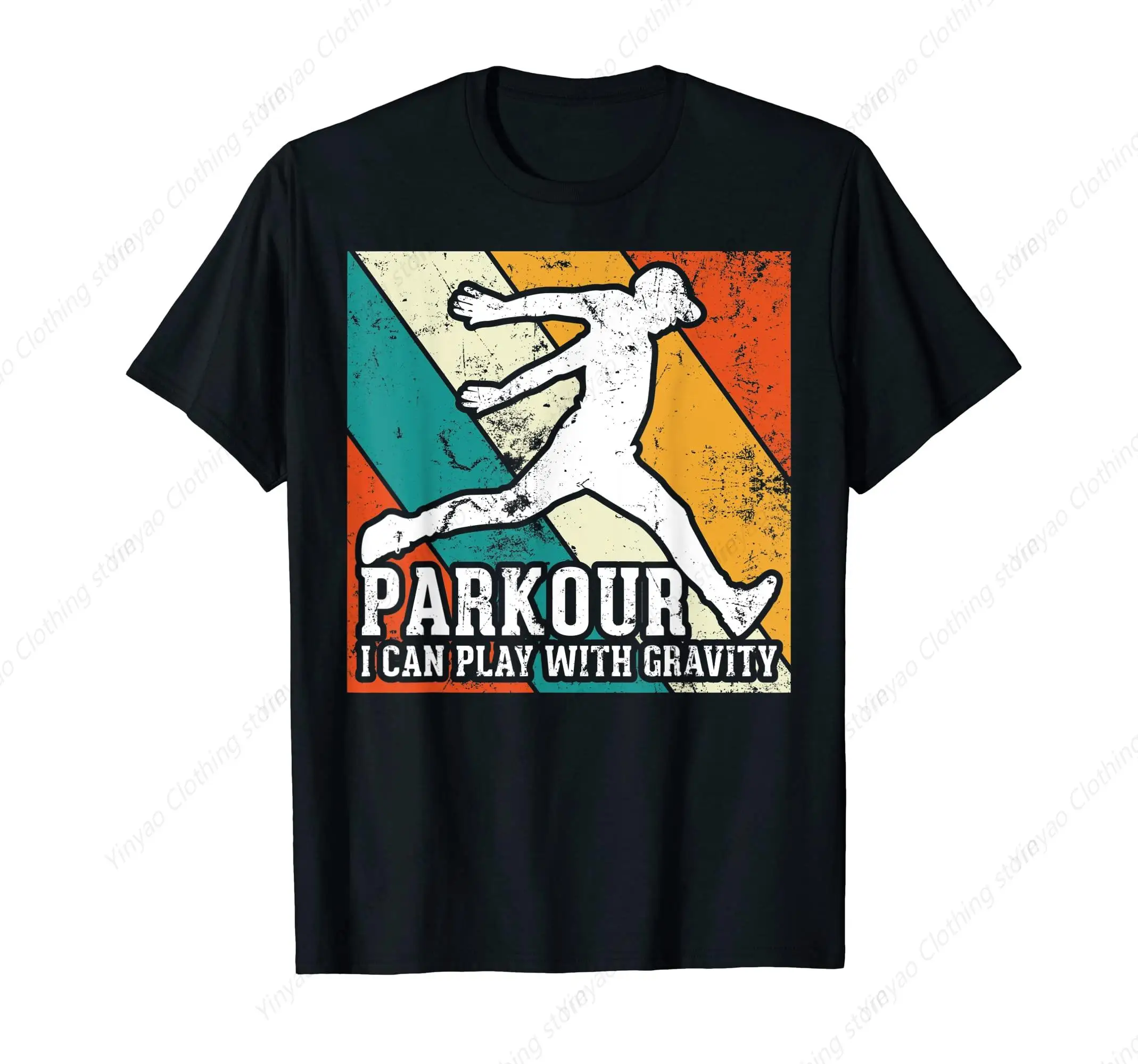 Parkour I Can Play Gravity Retro Pattern Shirt Parkour Street Cool Men'S T-Shirt Pure Cotton Casual Short Sleeved
Parkour I Can Play Gravity Retro Pattern Shirt Parkour Street Cool Men'S T-Shirt Pure Cotton Casual Short Sleeved