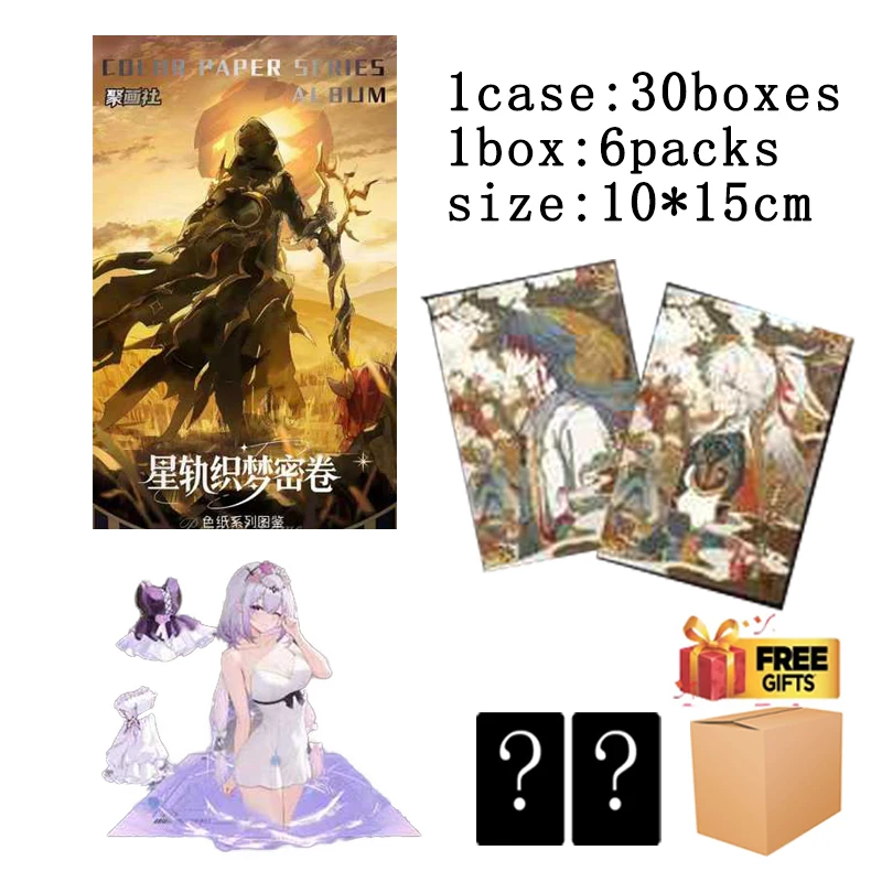 Honkai Star Rail Коллекция цветной бумаги Сборное произведение искусства Звездный путь Плетение Dream Scroll 10x15 см Аниме Художественные карты
Honkai Star Rail Коллекция цветной бумаги Сборное произведение искусства Звездный путь Плетение Dream Scroll 10x15 см Аниме Художественные карты