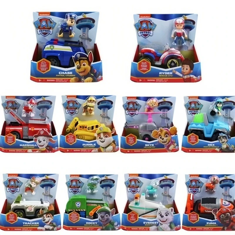Original Paw Patrol Toys Vehicle Car Ryder Tracker Everest Chase Rex Skye Rocky Zuma Action Figure Boys Gift Toys
Original Paw Patrol Toys Vehicle Car Ryder Tracker Everest Chase Rex Skye Rocky Zuma Action Figure Boys Gift Toys