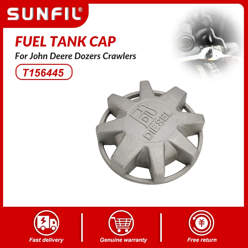 AT156445 Fuel Cap for John Deere Dozers Crawlers 555 350C 755 Backhoe 310D 315D 410D 510D Skidders 640E 740E 548E 648E
AT156445 Fuel Cap for John Deere Dozers Crawlers 555 350C 755 Backhoe 310D 315D 410D 510D Skidders 640E 740E 548E 648E