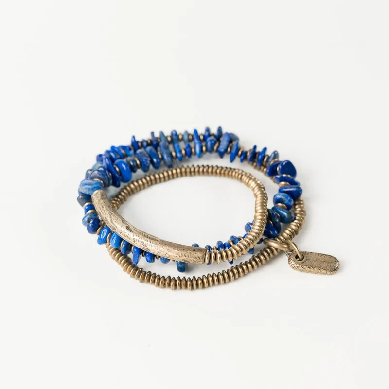Irregular lapis lazuli multi-layer bracelet for men, personalized trend versatile bracelet for women
Irregular lapis lazuli multi-layer bracelet for men, personalized trend versatile bracelet for women