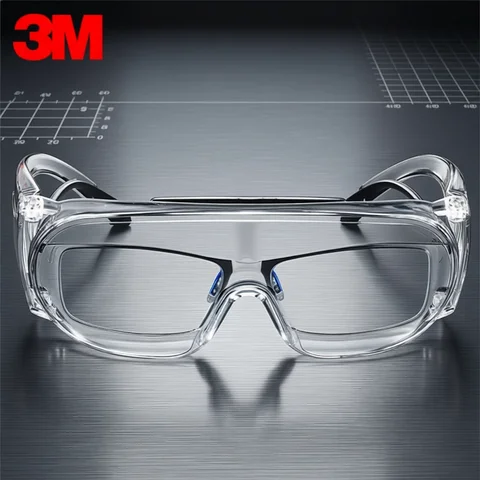 Goggles 3M 1611HC Protective Glasses Genuine Security Safety Glasses Anti-Shock Anti-Scratch Flat Light