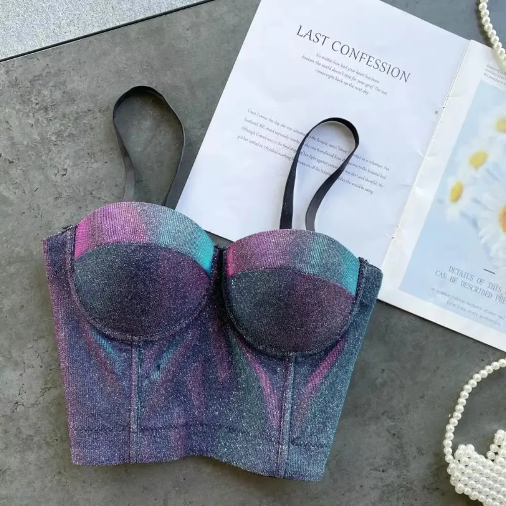 Hotsweet Sleeveless Sexy Backless Fashion Chic Glitter Sequin Slim Straps Short Camis Crop Top Beach High Street Women Clothing
Hotsweet Sleeveless Sexy Backless Fashion Chic Glitter Sequin Slim Straps Short Camis Crop Top Beach High Street Women Clothing