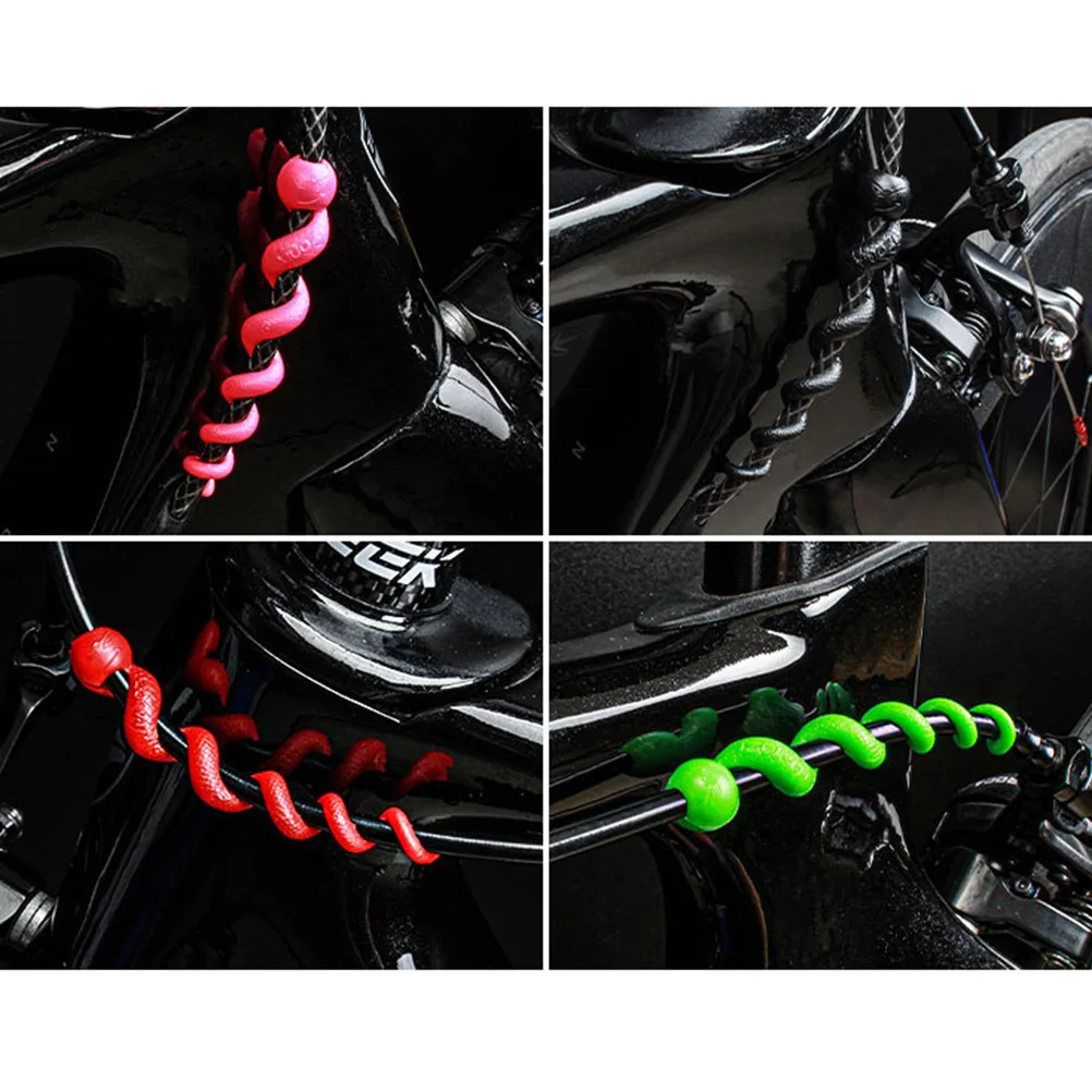 5 Pcs Bike Brake Cable Protector Silicone Cover for Bicycle Frame Wire Tubing Line Red Green Pink Black
5 Pcs Bike Brake Cable Protector Silicone Cover for Bicycle Frame Wire Tubing Line Red Green Pink Black