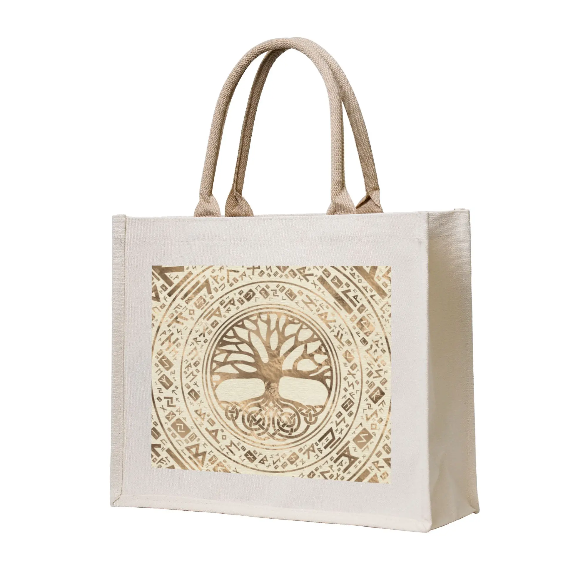 Fashion Tree of Life Yggdrasil Runic Pattern Shopping Tote Bags Portable Vikings Grocery Shoulder Shopper Bag
Fashion Tree of Life Yggdrasil Runic Pattern Shopping Tote Bags Portable Vikings Grocery Shoulder Shopper Bag