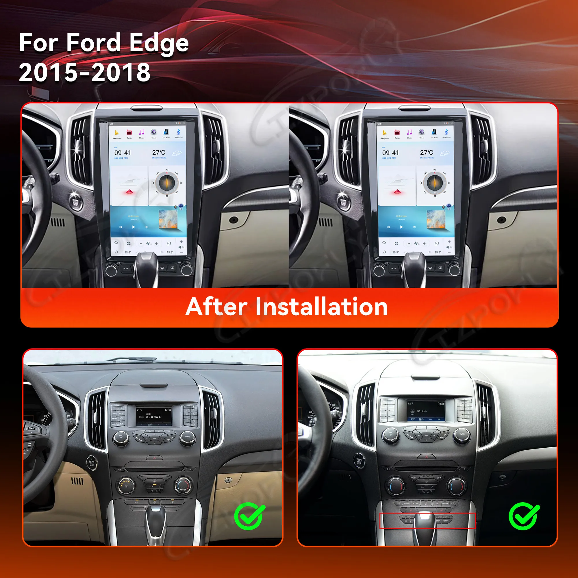 For Ford Edge S-max MK2 2015 - 2018 Android Car Radio Multimedia Video Player Wireless Carplay Autoradio Stereo GPS Navi Head
For Ford Edge S-max MK2 2015 - 2018 Android Car Radio Multimedia Video Player Wireless Carplay Autoradio Stereo GPS Navi Head