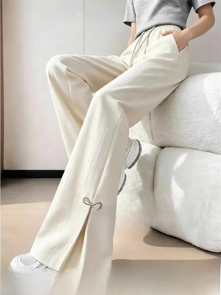 High Waist Straight Leg Wide Leg Pants Commute Korean Style Loose Drapey Slimming Trousers for Women Casual Pants
High Waist Straight Leg Wide Leg Pants Commute Korean Style Loose Drapey Slimming Trousers for Women Casual Pants