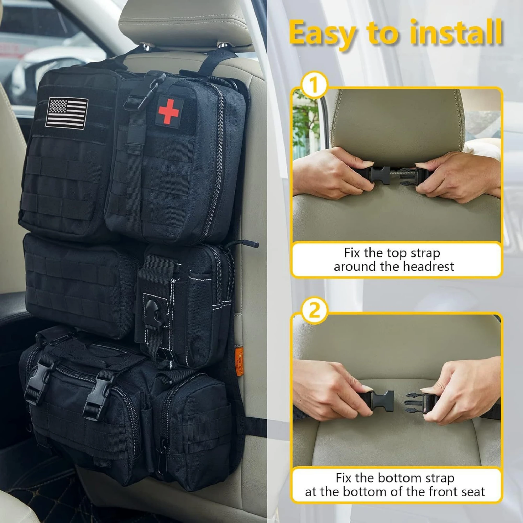 Car Backseat Hanging Bag, Tactical Accessory Organizer, Travel Accessory OrganStorage Bag Classified Storage Bag
Car Backseat Hanging Bag, Tactical Accessory Organizer, Travel Accessory OrganStorage Bag Classified Storage Bag