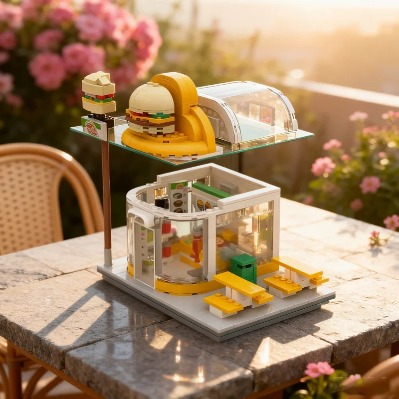 505pcs MOC Burger Joint City Architecture Street Scene Model Building Blocks Castle Adventure Technical Mechanical Fan Toy Gift
505pcs MOC Burger Joint City Architecture Street Scene Model Building Blocks Castle Adventure Technical Mechanical Fan Toy Gift