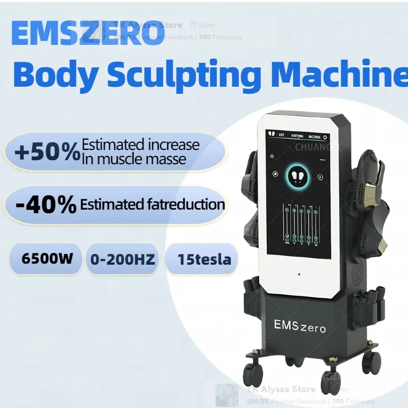 6500W EMSzero RF 15Telsa 200HZ Body Slimming Machine Muscle Stimulation Ultra Sculpting Therapy for Weight Loss
6500W EMSzero RF 15Telsa 200HZ Body Slimming Machine Muscle Stimulation Ultra Sculpting Therapy for Weight Loss