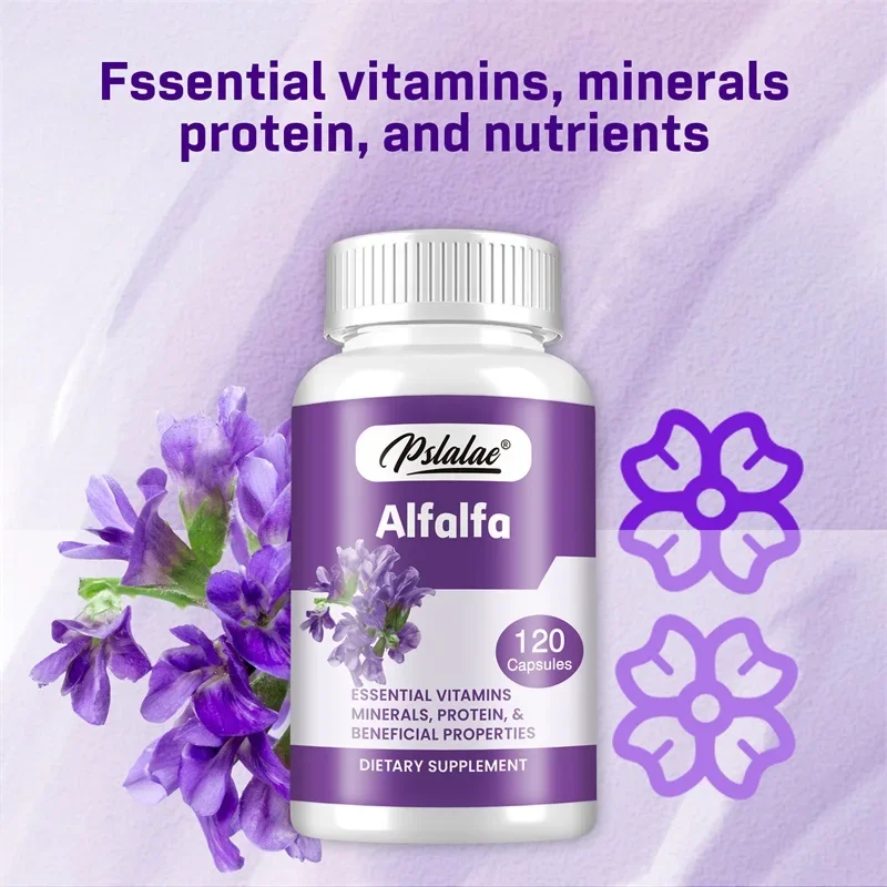 Alfalfa Capsules - Supports Urinary Tract and Liver Health, Promotes Blood Circulation, and Improves Digestive Issues
Alfalfa Capsules - Supports Urinary Tract and Liver Health, Promotes Blood Circulation, and Improves Digestive Issues