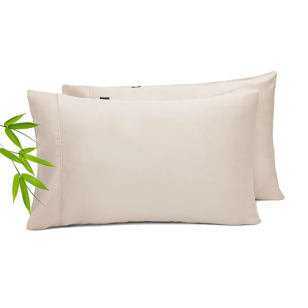Pillowcase Set Of 2-100% Lyocell From Organic Bamboo - Cooling, Standard 20X29, Beige
Pillowcase Set Of 2-100% Lyocell From Organic Bamboo - Cooling, Standard 20X29, Beige
