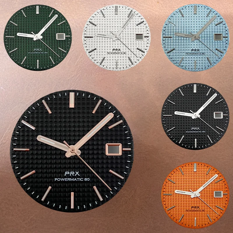 Dial+pointer, NH35 dial,Orange Sky Blue White Black green glow in the dark 31.8mm diameter suitable for NH35 NH36 movements
Dial+pointer, NH35 dial,Orange Sky Blue White Black green glow in the dark 31.8mm diameter suitable for NH35 NH36 movements