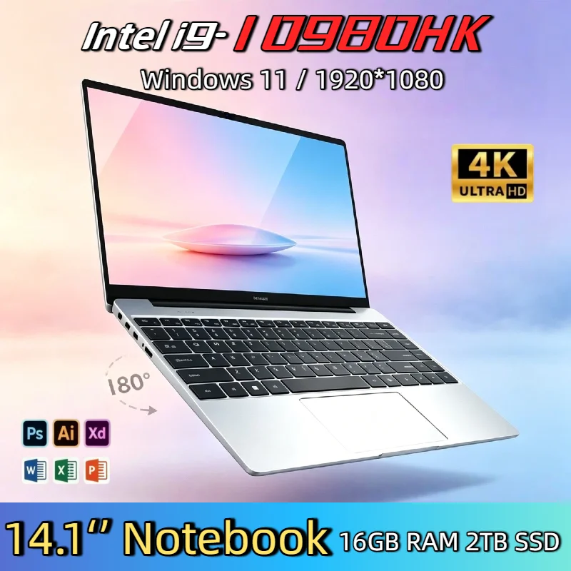 Windows 11 Pro 14.1 Inch Intel Core i9 10980HK Laptop 32GB DDR4 2TB SSD Gaming Office PC Gamer Portable Notebook Computer Plus
Windows 11 Pro 14.1 Inch Intel Core i9 10980HK Laptop 32GB DDR4 2TB SSD Gaming Office PC Gamer Portable Notebook Computer Plus