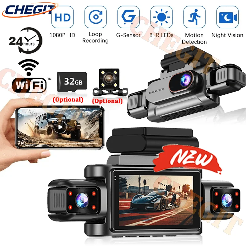 360 ° Автомобильная камера 3/4 объектива Wi-Fi видеорегистратор авто 1080P Автомобильная камера записи Автомобильный видеорегистратор Передняя левая правая камера заднего вида Автомобильные аксессуары
360 ° Автомобильная камера 3/4 объектива Wi-Fi видеорегистратор авто 1080P Автомобильная камера записи Автомобильный видеорегистратор Передняя левая правая камера заднего вида Автомобильные аксессуары