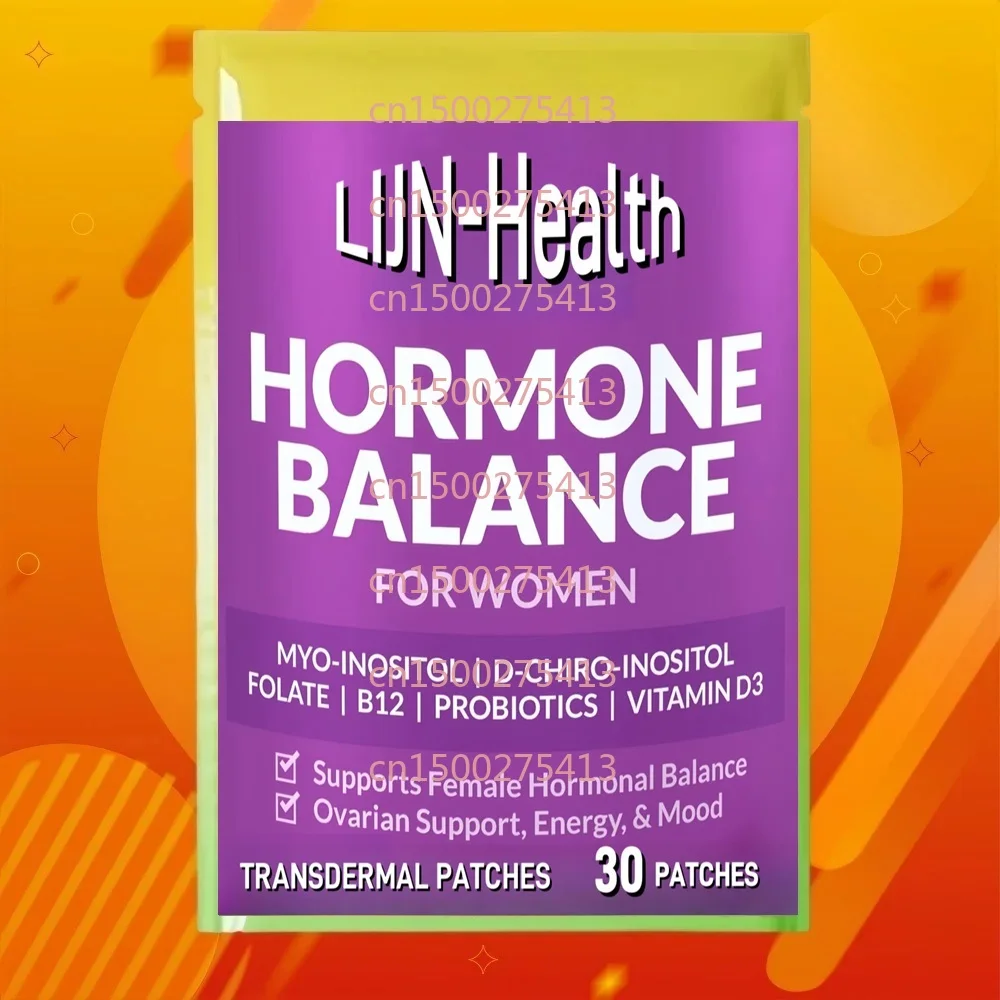 30 Patches Hormone Balance Transdermal Patches for Women Ovarian Support, Fertility, Menstrual Cycle
30 Patches Hormone Balance Transdermal Patches for Women Ovarian Support, Fertility, Menstrual Cycle