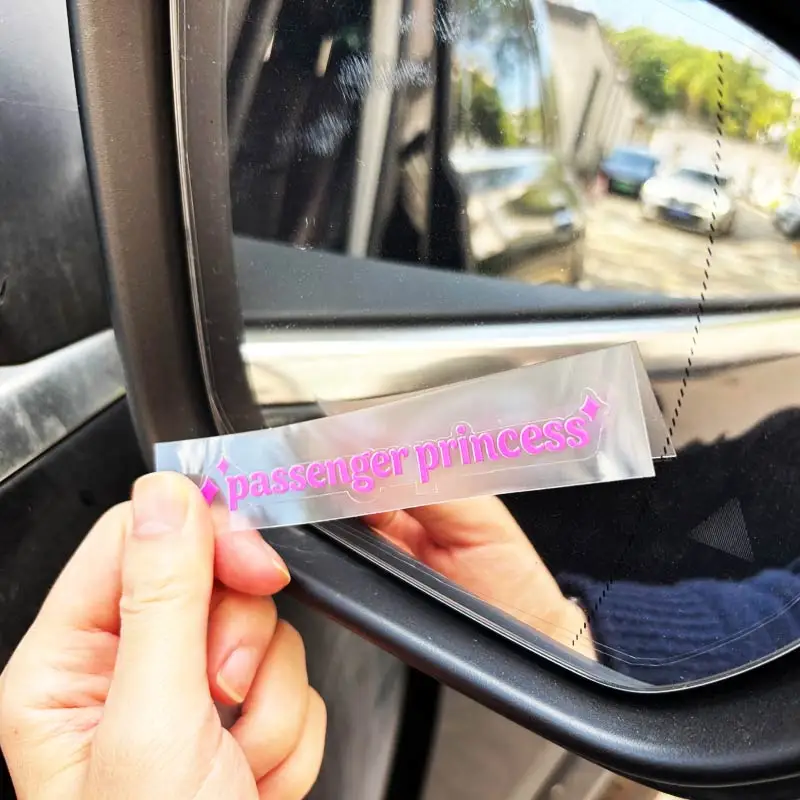 Passenger Princess Mirror Decal Funny Car Sticker for Rearview Mirror Cute Star Design
Passenger Princess Mirror Decal Funny Car Sticker for Rearview Mirror Cute Star Design