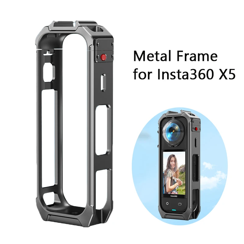 Metal Frame for Insta360 X5 Shockproof Protective Rabbit Cage Expansion Case for Insta360 X5 Accessories Metal Frame Bracket
Metal Frame for Insta360 X5 Shockproof Protective Rabbit Cage Expansion Case for Insta360 X5 Accessories Metal Frame Bracket
