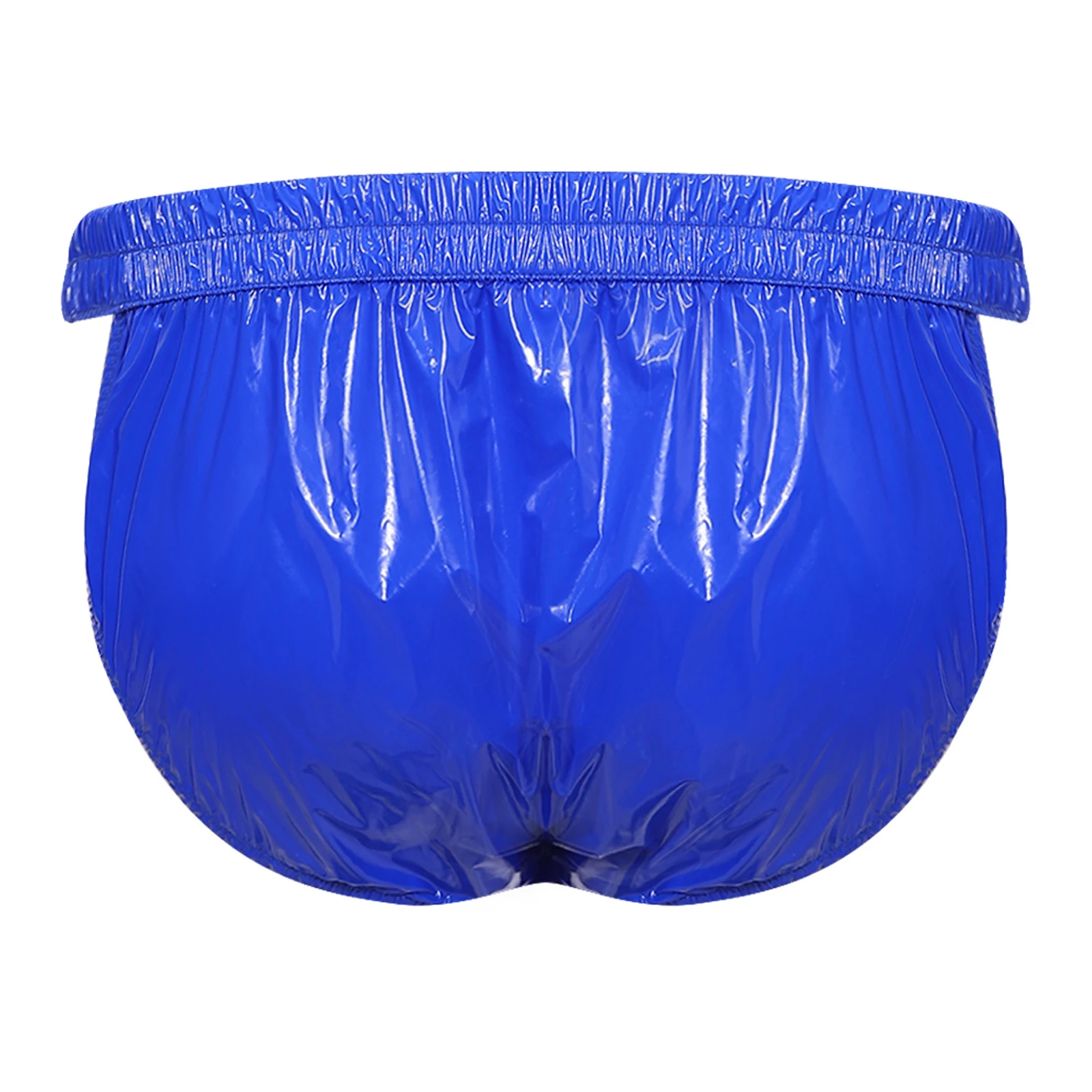 Mens Lingerie Glossy Diaper Cover Underwear Waterproof Panties Elderly Special Needs Adaptive Briefs Elastic Waistband Bottoms
Mens Lingerie Glossy Diaper Cover Underwear Waterproof Panties Elderly Special Needs Adaptive Briefs Elastic Waistband Bottoms