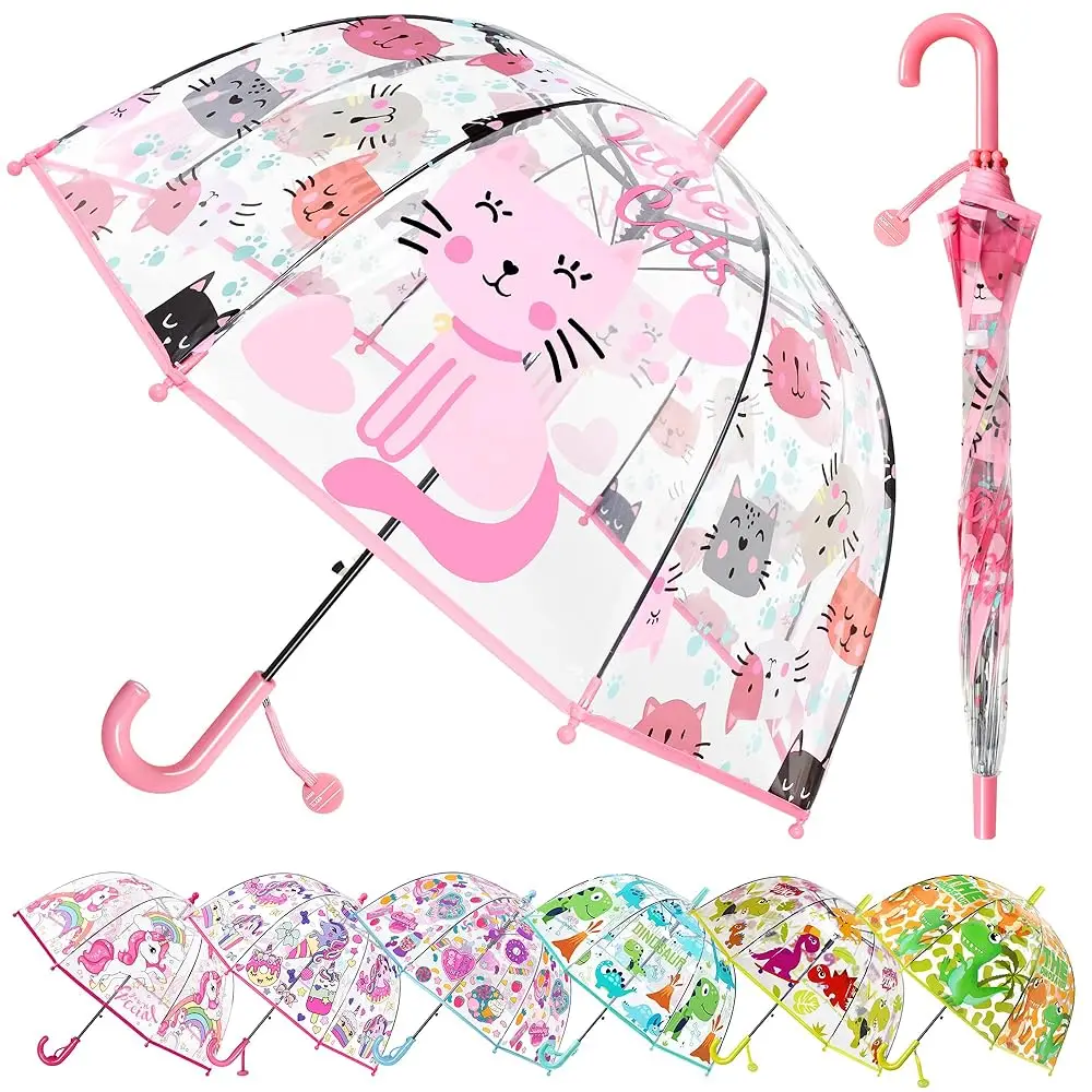 Kids Umbrella Clear Bubble Umbrellas for Rain,Safety Dome Windproof Umbrella for Kid Girls and Boys
Kids Umbrella Clear Bubble Umbrellas for Rain,Safety Dome Windproof Umbrella for Kid Girls and Boys