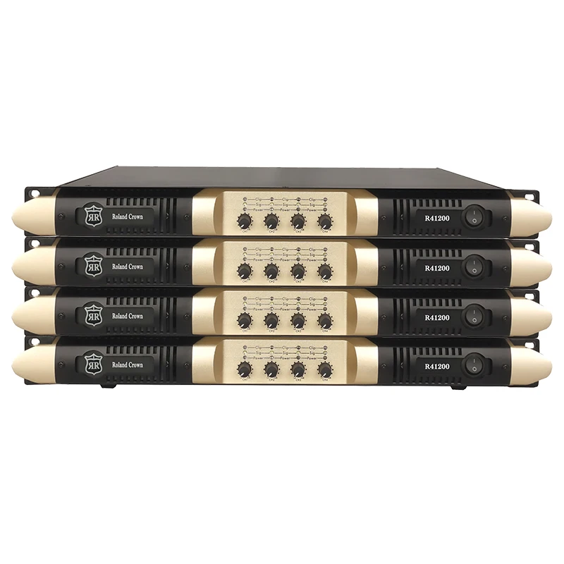 1U Manufacturer Hot-selling 4CH professional Hi-Fi-level digital (Class D) professional stage audio digital power amplifier
1U Manufacturer Hot-selling 4CH professional Hi-Fi-level digital (Class D) professional stage audio digital power amplifier