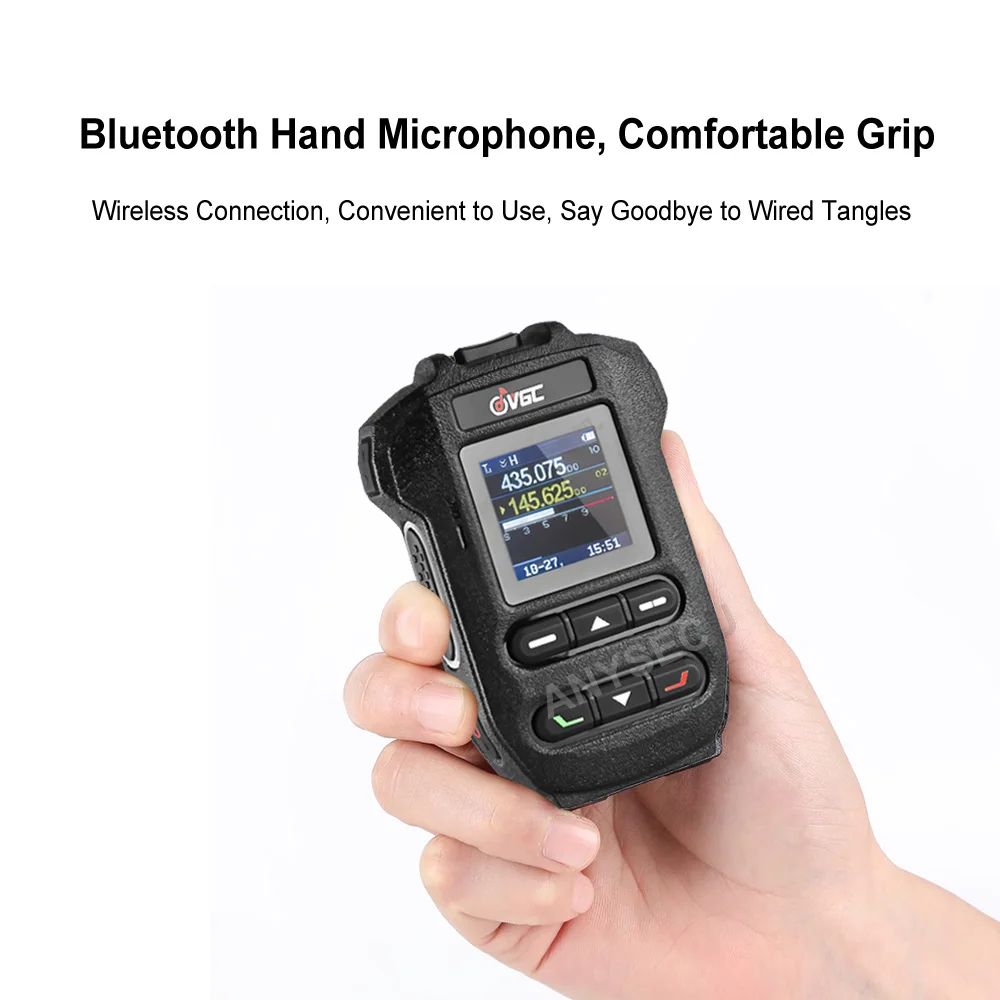NEW Microphone BHM-88 Wireless Bluetooth Handheld Microphone with LCD Display for VR-N76/N75/N65 Walkie Talkie PTT Speaker Mic
NEW Microphone BHM-88 Wireless Bluetooth Handheld Microphone with LCD Display for VR-N76/N75/N65 Walkie Talkie PTT Speaker Mic