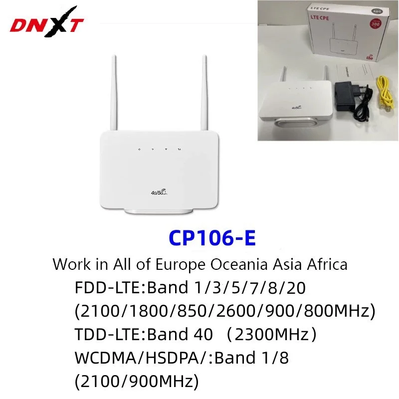 CP106 4G Router 4G CPE Router Wireless WiFi SIM Card Russia LTE Wireless Router Europe
CP106 4G Router 4G CPE Router Wireless WiFi SIM Card Russia LTE Wireless Router Europe