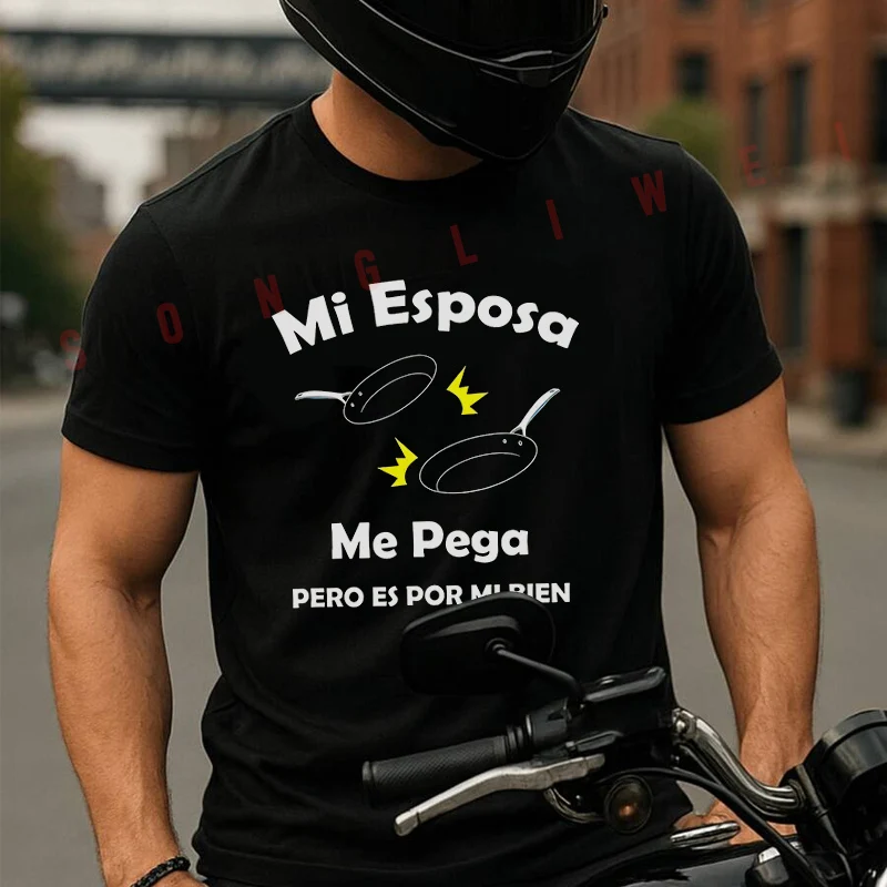 My Wife Hits Me But It's For My Own Good Men's T Shirt Moto Casual Dress Cotton Round Neck Short Sleeved T-shirt Tees
My Wife Hits Me But It's For My Own Good Men's T Shirt Moto Casual Dress Cotton Round Neck Short Sleeved T-shirt Tees
