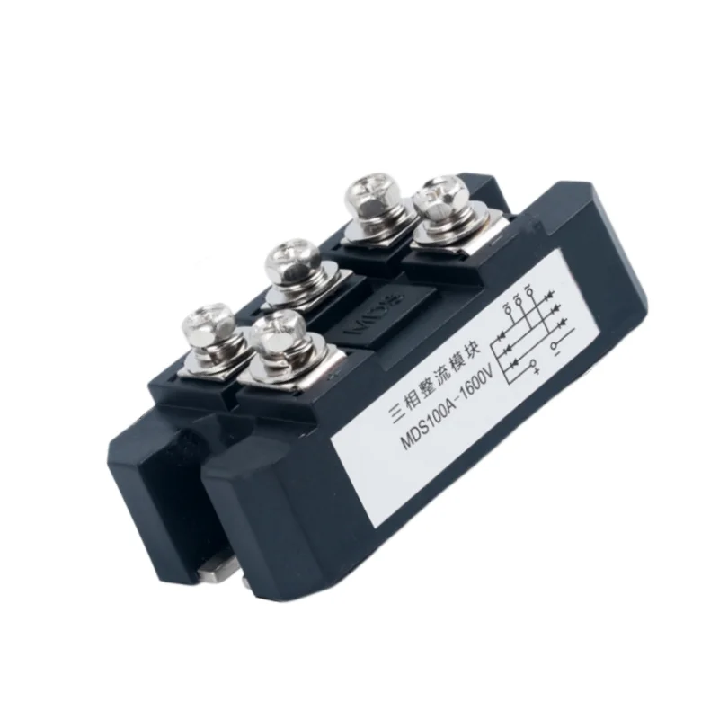 High Power Three Phase Diode Bridge Rectifier, MDS Black Power Module Designed for Three Phase Rectification
High Power Three Phase Diode Bridge Rectifier, MDS Black Power Module Designed for Three Phase Rectification