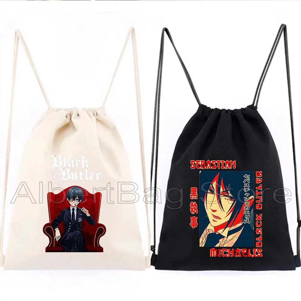 Anime Sebastian Michaelis Japanese Black Butler Simply One Hell Of A Butler Drawstring Soccer Backpack Gym Sackpack String Bag
Anime Sebastian Michaelis Japanese Black Butler Simply One Hell Of A Butler Drawstring Soccer Backpack Gym Sackpack String Bag