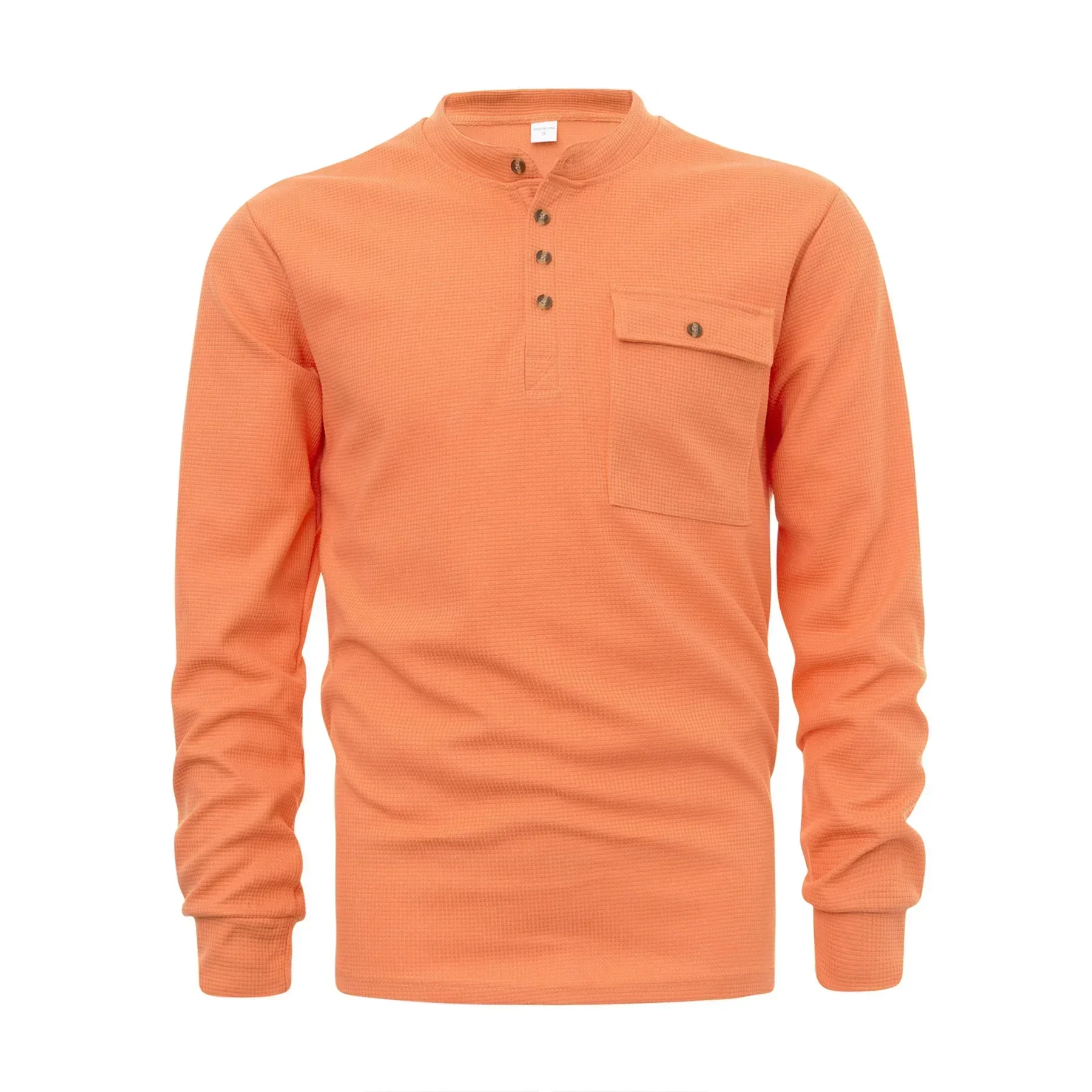 New European and American Men's Long Sleeve Round Neck T-Shirt Men's Bottoming Shirt Foreign Trade Men's T-shirt Henry Neck Top
New European and American Men's Long Sleeve Round Neck T-Shirt Men's Bottoming Shirt Foreign Trade Men's T-shirt Henry Neck Top