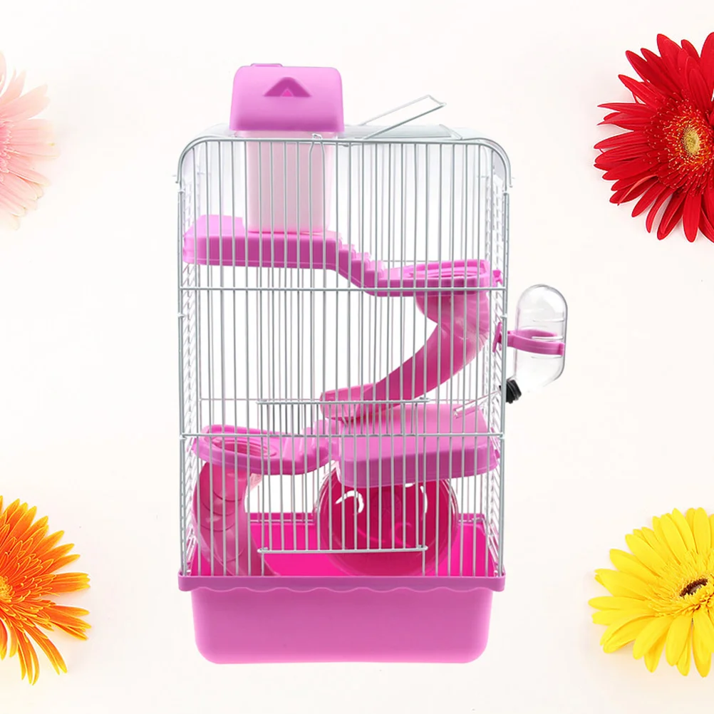 Luxury Three Layer Hamster Cage Portable Small Pets House Chinchilla Hamster House ( )
Luxury Three Layer Hamster Cage Portable Small Pets House Chinchilla Hamster House ( )