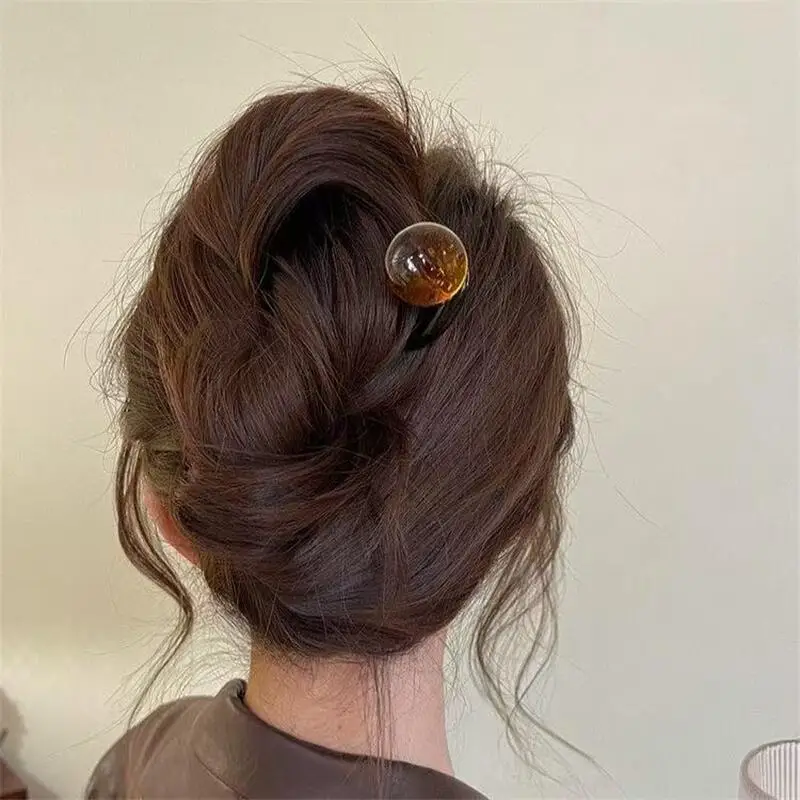 Fashion Colored Pearl U-Shaped Hair Sticks Hairpin Hair Fork Bun Sweet Trendy Acrylic Clip for Women Girls Hair Accessories
Fashion Colored Pearl U-Shaped Hair Sticks Hairpin Hair Fork Bun Sweet Trendy Acrylic Clip for Women Girls Hair Accessories