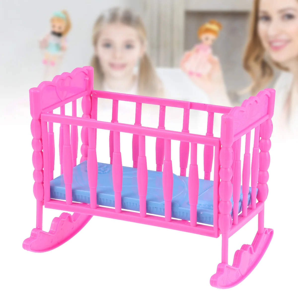 Mini Sleeping Swinging Bed Children Simulation Home Pretend Play Toy Baby Crib (Random Color) mini bed
Mini Sleeping Swinging Bed Children Simulation Home Pretend Play Toy Baby Crib (Random Color) mini bed