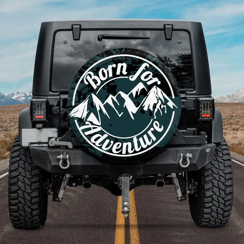 Unique Spare Tire Covers, Born For Adventure Spare Tire Cover With Or Without Backup Camera Hole, Car Tire Cover, Tire Cover Ca
Unique Spare Tire Covers, Born For Adventure Spare Tire Cover With Or Without Backup Camera Hole, Car Tire Cover, Tire Cover Ca