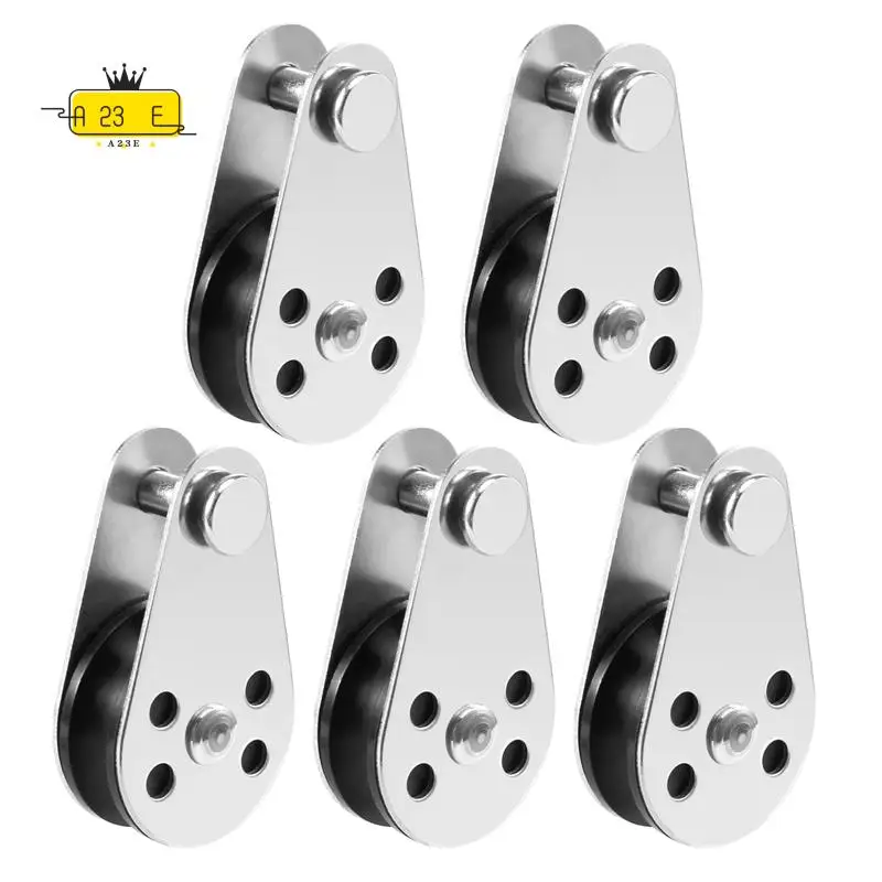 A23E-5PCS Stainless Steel M25 Pulley Block Hanging Wire Towing Wheel Lifting Wire Rope Cable Pulley Roller
A23E-5PCS Stainless Steel M25 Pulley Block Hanging Wire Towing Wheel Lifting Wire Rope Cable Pulley Roller
