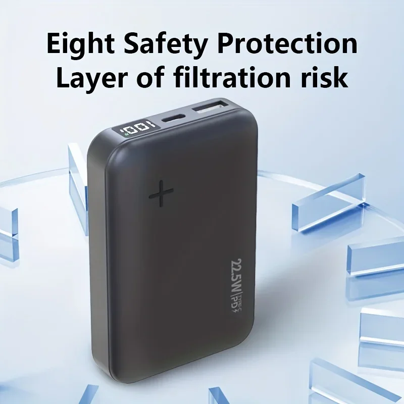 10000mAh Portable Power Charger, 22W Fast Charging Power Bank Backup Charger For IPhone
10000mAh Portable Power Charger, 22W Fast Charging Power Bank Backup Charger For IPhone
