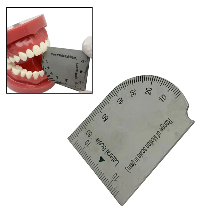 Dental Bite Gauge Caliper Precision Measuring Ruler for Mouth Opening Thickened Metal Accurate Dentist Tools Orthodontic Use
Dental Bite Gauge Caliper Precision Measuring Ruler for Mouth Opening Thickened Metal Accurate Dentist Tools Orthodontic Use