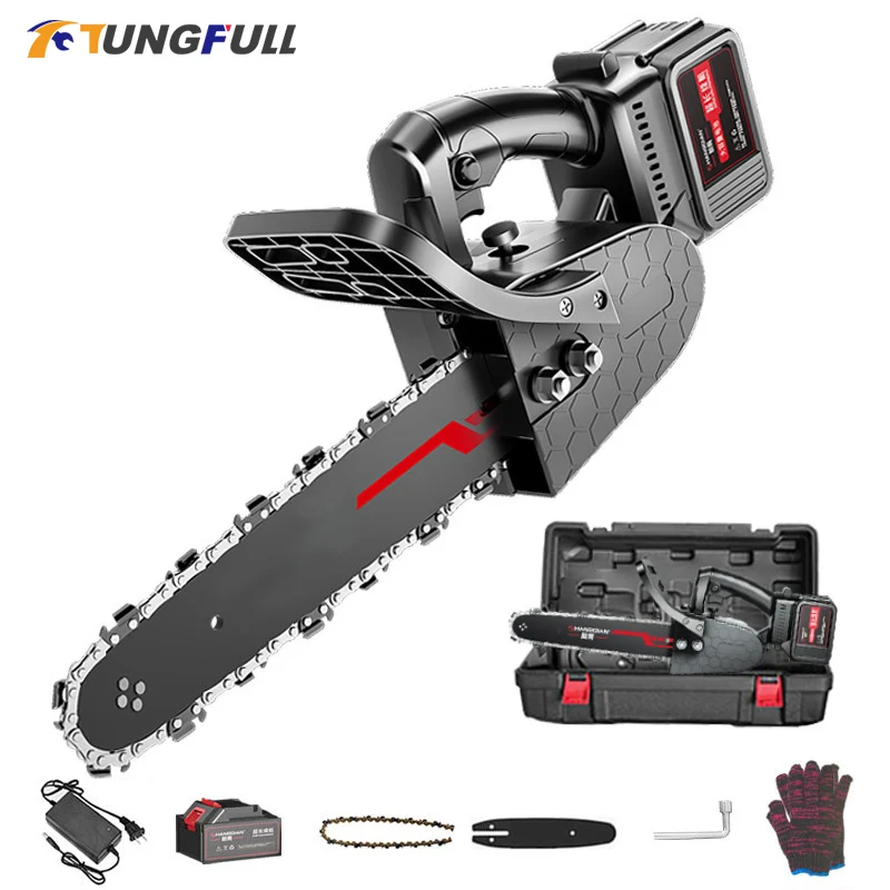 New 6880W 12 Inch Electric Chain Saw Cordless Lithium Chainsaw Portable Wood Cutter Machine Tree Logging Woodworking Tools
New 6880W 12 Inch Electric Chain Saw Cordless Lithium Chainsaw Portable Wood Cutter Machine Tree Logging Woodworking Tools