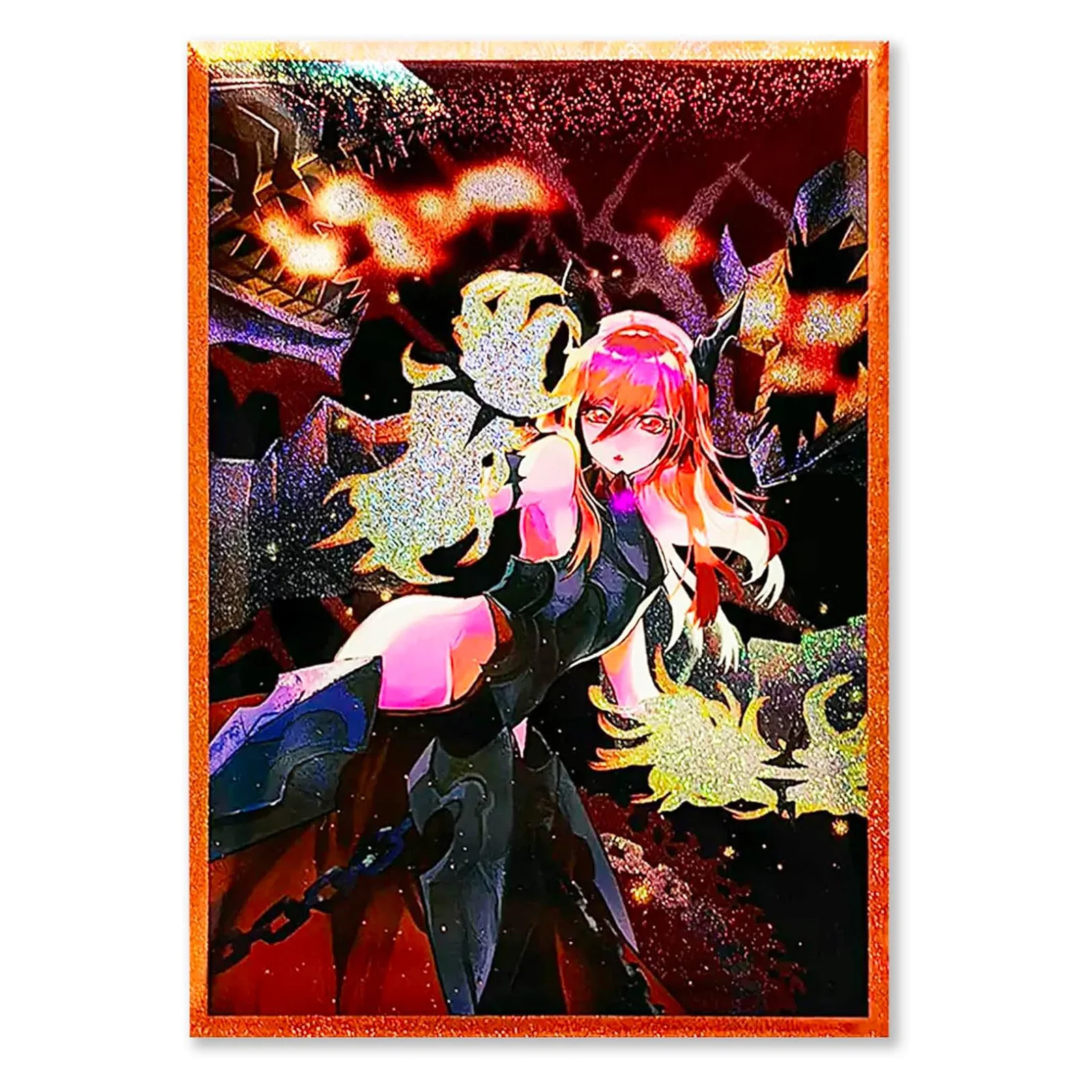 50 PCS Holographic Anime Card Sleeves 63mm x 90mm Top Loading Inner Trading Card Sleeves for YGO Japanese Size Card Protector
50 PCS Holographic Anime Card Sleeves 63mm x 90mm Top Loading Inner Trading Card Sleeves for YGO Japanese Size Card Protector