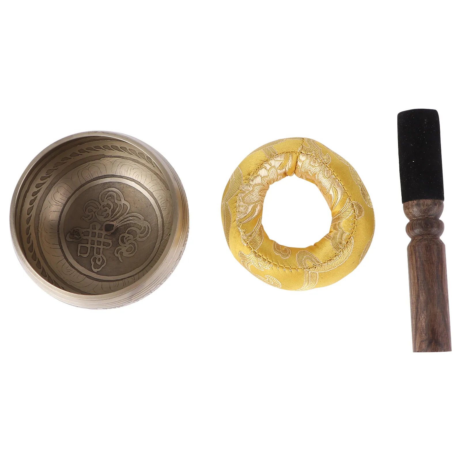 1Set Singing Bowl Tibetan Copper Meditation Tool for Yoga Healing Sound Bowl Cushion Striker Spiritual Mindfulness Gift
1Set Singing Bowl Tibetan Copper Meditation Tool for Yoga Healing Sound Bowl Cushion Striker Spiritual Mindfulness Gift