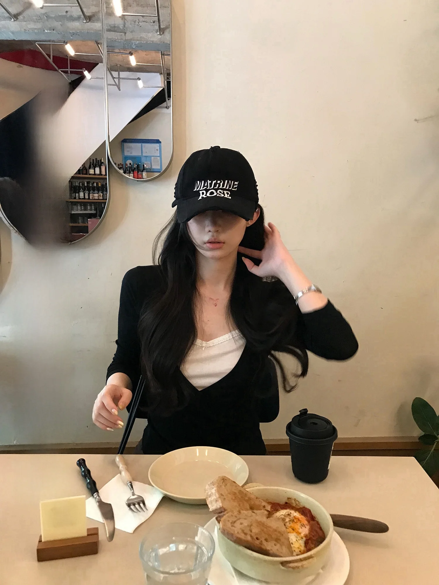 eepland Seoul Early Autumn Bla V-ne T-irt Women's Autumn Winter Slimming Base Layer Top Fake Two-Piece Silk Blend Yog...
eepland Seoul Early Autumn Bla V-ne T-irt Women's Autumn Winter Slimming Base Layer Top Fake Two-Piece Silk Blend Yog...