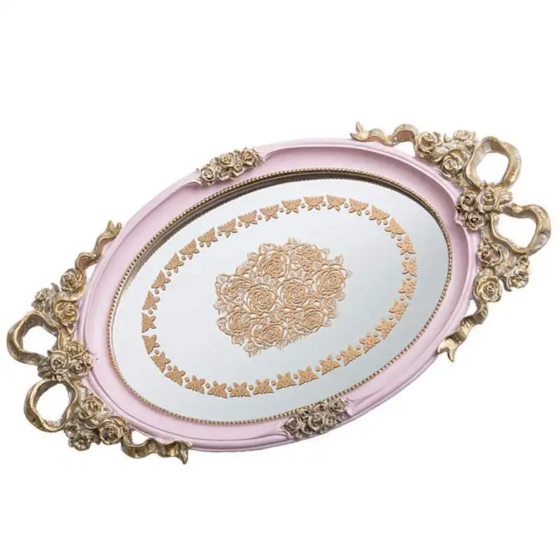 European-style living room creative rectangular tray, wedding supplies dessert table, ornament jewelry storage tray
European-style living room creative rectangular tray, wedding supplies dessert table, ornament jewelry storage tray