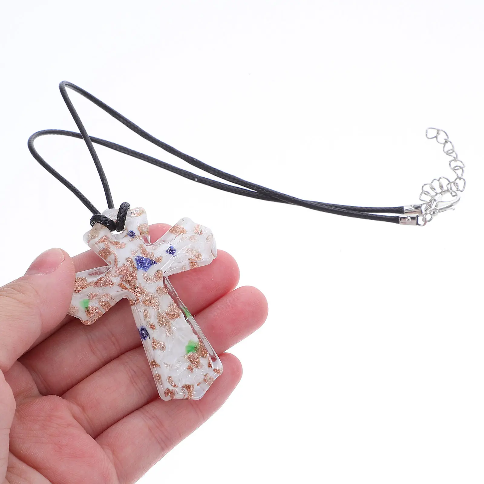 2Pcs Elegant Crystal Cross Pendant Handmade Religious Cross Charm for Jewelry Crafting Necklace
2Pcs Elegant Crystal Cross Pendant Handmade Religious Cross Charm for Jewelry Crafting Necklace