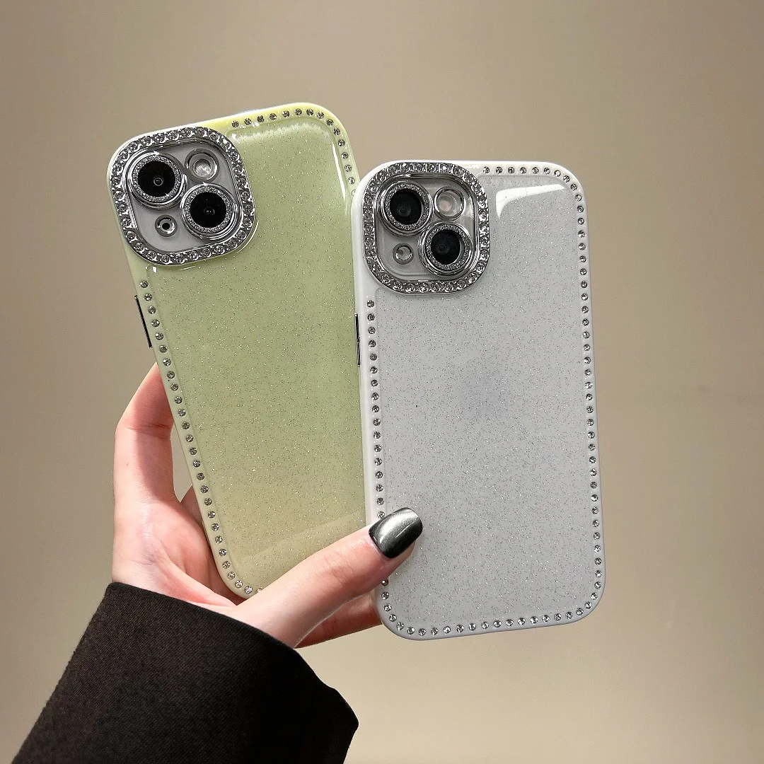 Luxury Sleek Elegant Double Sided Diamond Glitter Case For iPhone 16 15 14 13 Pro Max Shockproof Phone Cover With Lens Film
Luxury Sleek Elegant Double Sided Diamond Glitter Case For iPhone 16 15 14 13 Pro Max Shockproof Phone Cover With Lens Film