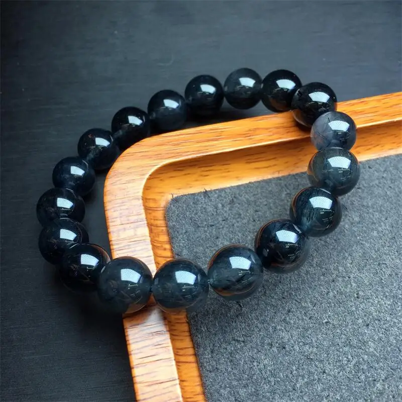 11MM Natural Blue Rabbit Hair Quartz Bracelet Handmade Women Healing Gemstone Crystal Strand Lovers Girlfriend 1PCs
11MM Natural Blue Rabbit Hair Quartz Bracelet Handmade Women Healing Gemstone Crystal Strand Lovers Girlfriend 1PCs