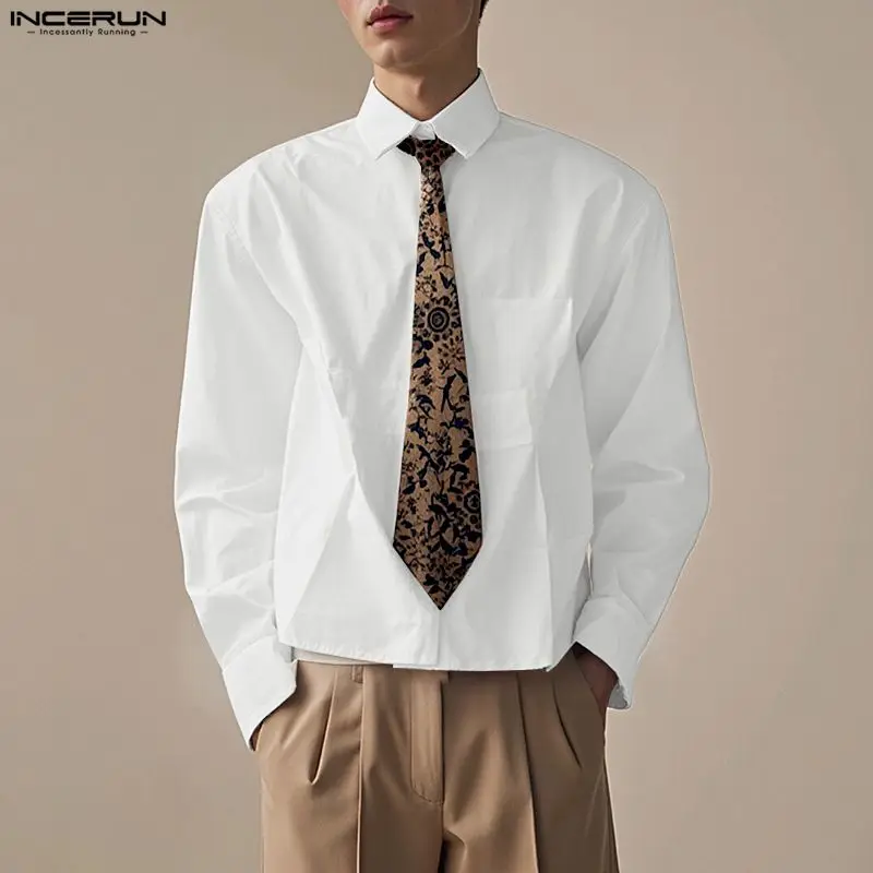 INCERUN Мужская полосатая рубашка с круглым вырезом и длинным рукавом, свободная повседневная мужская одежда на шнуровке, уличная одежда, модные топы для отдыха, Camisas S-3XL
INCERUN Мужская полосатая рубашка с круглым вырезом и длинным рукавом, свободная повседневная мужская одежда на шнуровке, уличная одежда, модные топы для отдыха, Camisas S-3XL