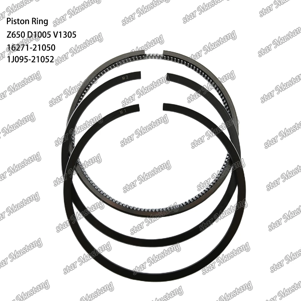 Z650 D1005 V1305 Piston Ring 16271-21050 1J095-21052 Suitable For Kubota Engine Parts
Z650 D1005 V1305 Piston Ring 16271-21050 1J095-21052 Suitable For Kubota Engine Parts
